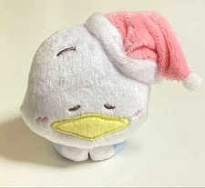 Sanrio Pekkle Duck Plush Mascot Christmas Santa Hug-Character Collection New
