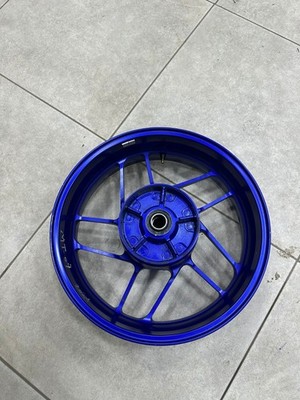 Used rear wheel from Yamaha MT-09 2024. Very good condition, no bends or cracks.