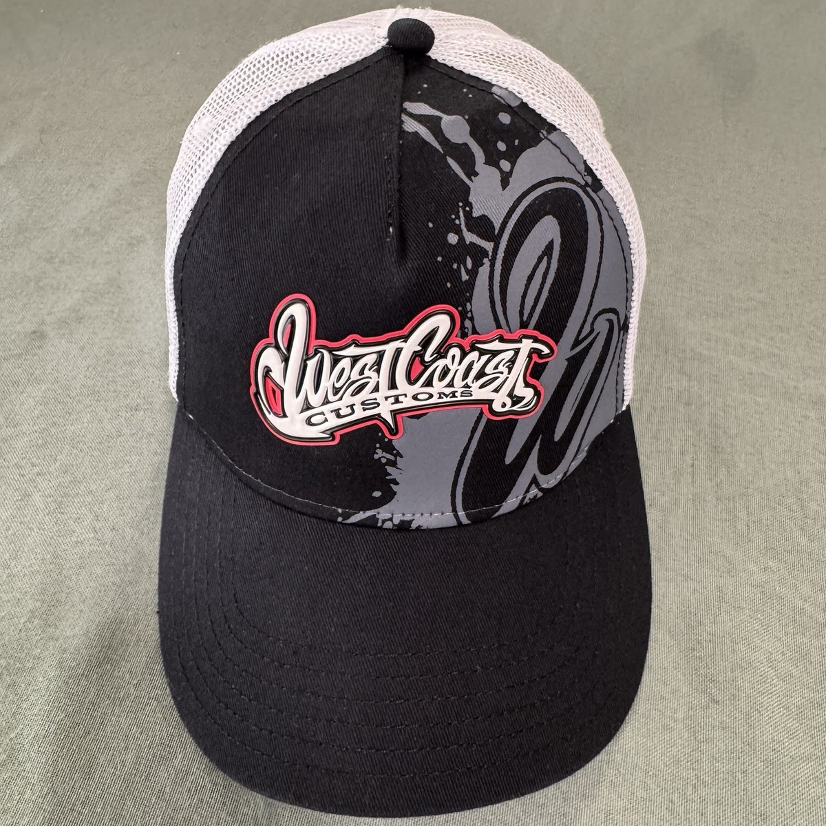 West Coast Customs Adjustable Snapback Trucker Hat Cap View 5