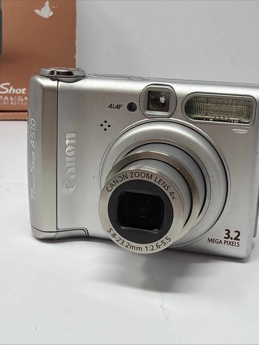 Canon PowerShot A510 3.2MP Digital Camera - Silver for sale online