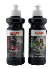 Sonax Perfect Finish Polish Cutmax Cutting Compound 250ml Paint Correction Kit