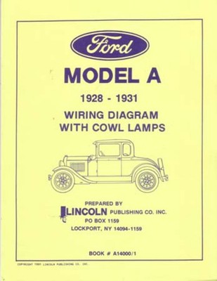 1928-1931 Ford A Wiring Diagrams Manual