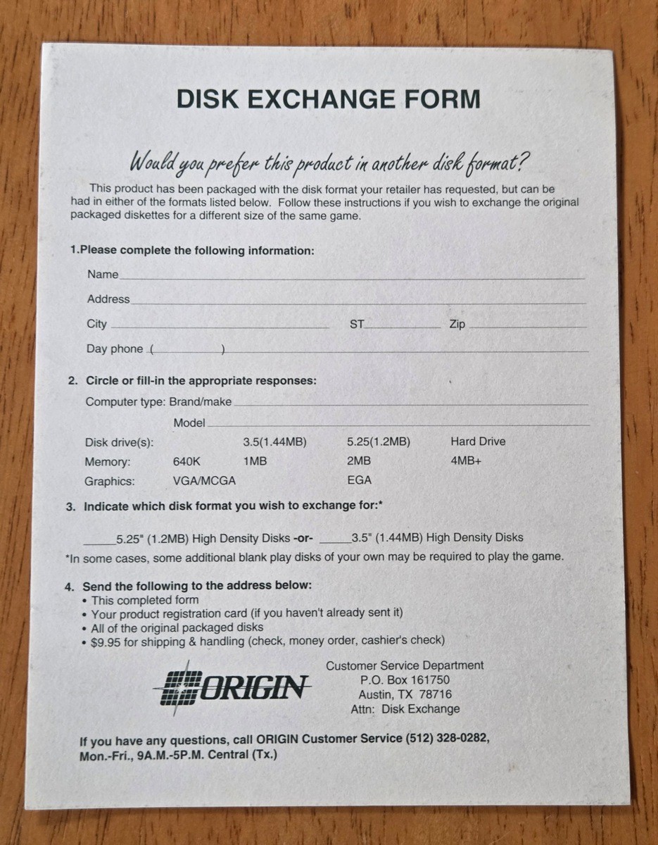 Ultima VII Part Two Serpent Isle Origin IBM PC Big Box Game Complete CIB Map