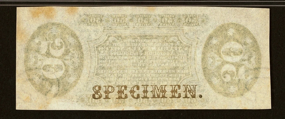 FR 1358 Fractional 1864 Union Currency 50c Civil War Third Specimen Issue PMG 62 - Image 4 of 4