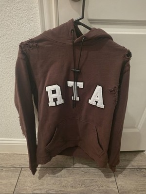 RTA MARKUS HOODIE | BROWN COLLEGIATE Size Small New With Tags Authentic Sold Out