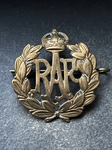 RAF Royal Air Force, Genuine British Cap Badge WW2