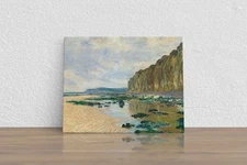 Claude Monet "Low Tide at Varengeville" Canvas Print Wall Art Home Decor