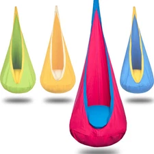 Kids Pod Swing Hanging Seat Child Hammock Chair Indoor and Outdoor Sensory Sw...