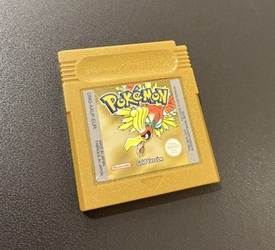 Pokemon Gold Nintendo Game Boy Color UK Version G4 - Getestet - NEUE BATTERIE