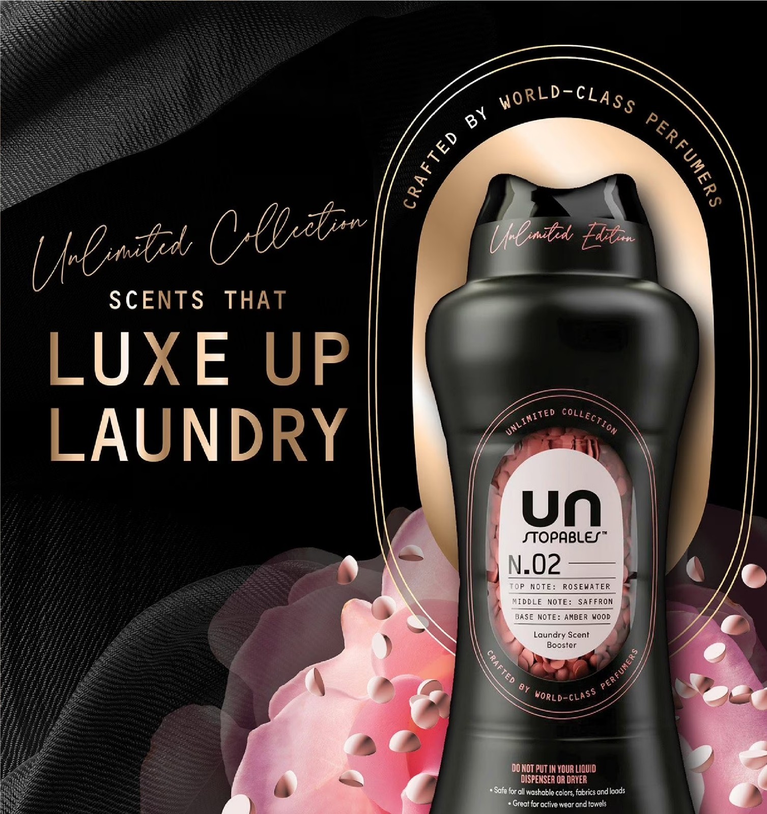 Downy Unstopables Unlimited Collection Scent Booster Beads, No. 2, 26.3 oz.