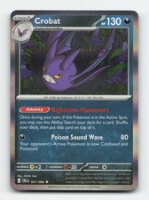 Crobat 051/086 Rare Chaos Rising Pokemon Holo Near Mint