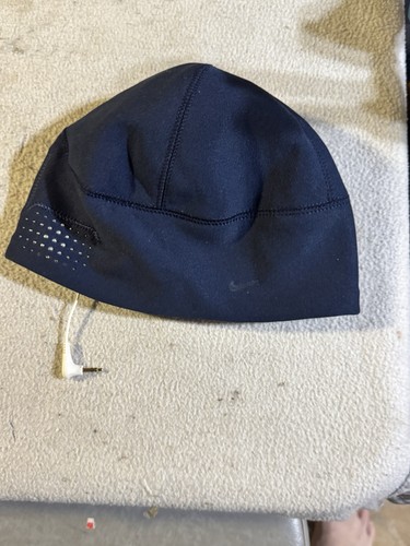 Nike Adult Navy  Headphones Winter Hat Beanie