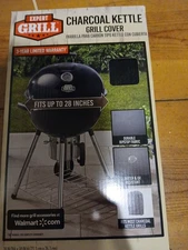 Expert Grill Charcoal Kettle Grill Cover Fits Most upto 28" Water & UV Resistant