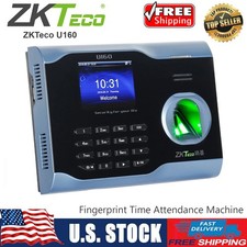 ZKTeco U160 Based Time Clock Fingerprint Password Attendance for Small Business