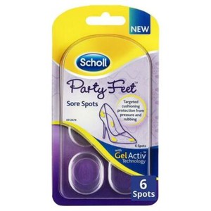 Dr.scholl's невидимые гелевые подушечки для болезненных мест (на мозоли) 6шт (5038483224168)