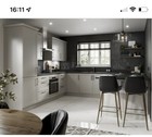 Harvard Urban Pebble shaker kitchen doors. 1 X 600x720 Integrated Door