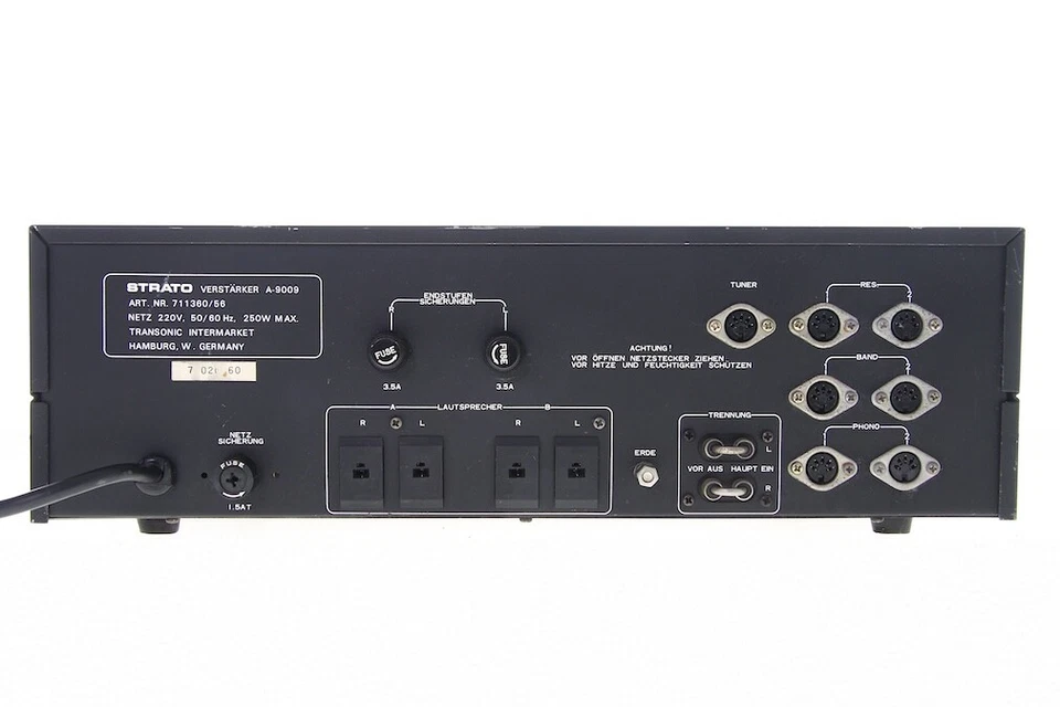 Strato A-9009 Stereo Verstärker - Bild 2 von 3