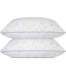 Shredded Memory Foam Pillows, Medium Firm Size Pillows Standard Memory Pillow