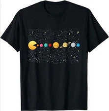 Funny Solar System - Astronauts Space Video Games T-Shirt