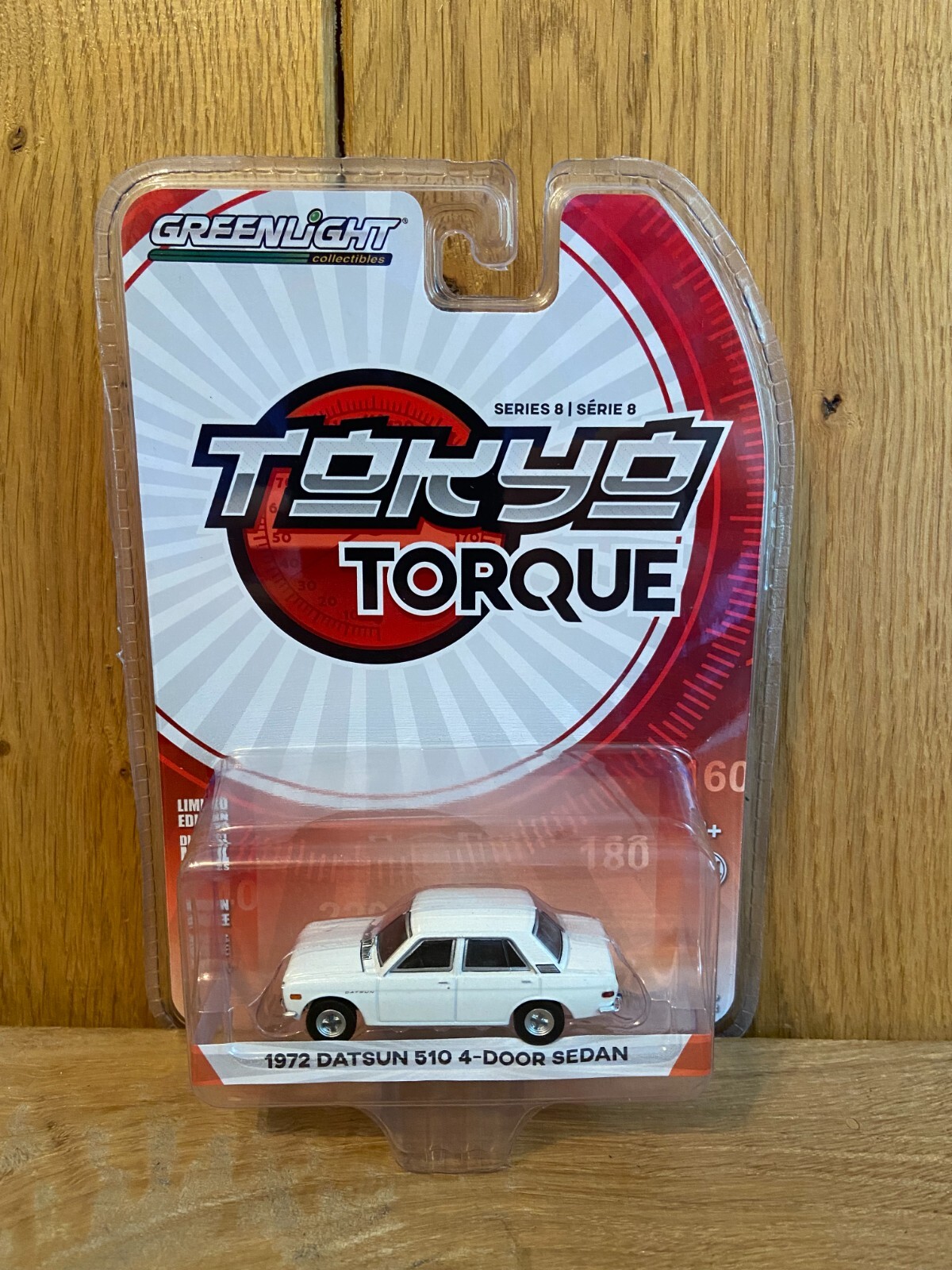 Greenlight 47060-B Tokyo Torque 1972 Datsun 510 4-Door Sedan 1/64 (b99)