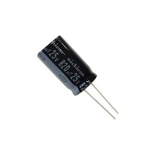 10pcs 820uF 25V 105C Radial Electrolytic Capacitor 10mm 20mm