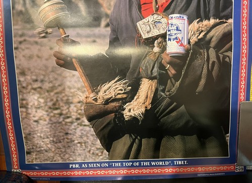 TIBET - Nastro Blu Pabst, Stampa Poster Unica, Pubblicità Birra a ChangLand ? - Foto 8 di 11