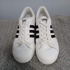 Black-and-white Adults Unisex Adidas superstars US 5.5
