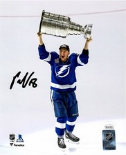 Ondrej Palat autographed signed 8x10 photo NHL Tampa Bay Lightning JSA Witness
