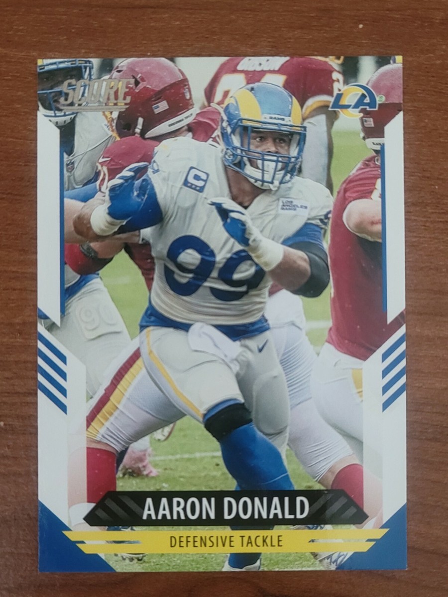 ドナルド2 2x Cards-2021 Score Base and Red Parallel #255 Aaron Donald