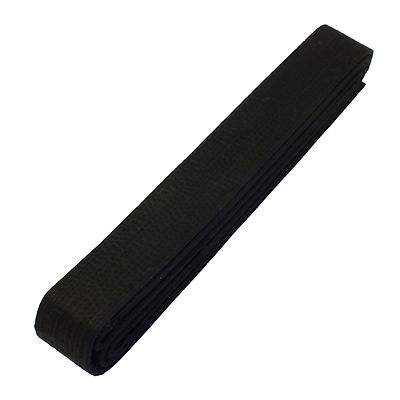 Taekwondo Karate Martial Arts 2'' Double Wrap MASTER'S BLACK BELTS, Free Shipping