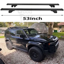 For Lexus GX550 2024 2025 53" Black Car Top Roof Rack Cross Bars Cargo Carrier