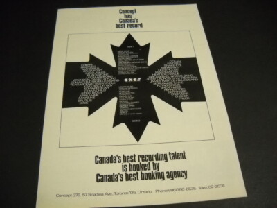 ブラインド・ガーディアン ポスター　フラッグ ヴィンテージ 1994年 メタル CANADA 1972 Promo Poster Ad LIGHTHOUSE April Wine CROWBAR Leigh