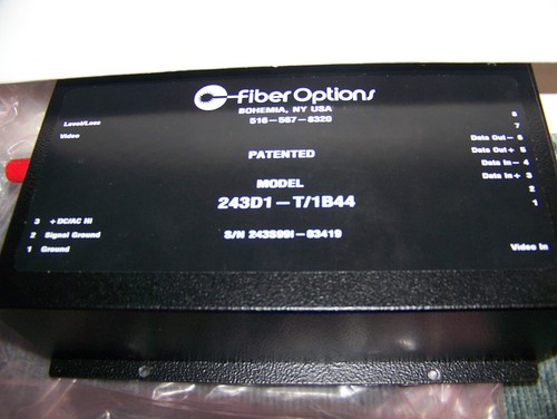 Fiber Options 243D1-T/1B44 or 243D1T1B44 Transmission System