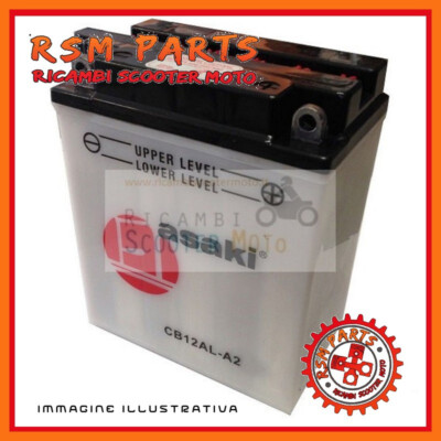Batterie Asaki Equivalent Yb12Al-A2 Bmw G Gs Serto (R13) 650 2008-2015 Ohne Säur