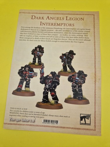 Forge World Dark Angels Legion Interemptors Assembly instructions - 第 1/2 張圖片