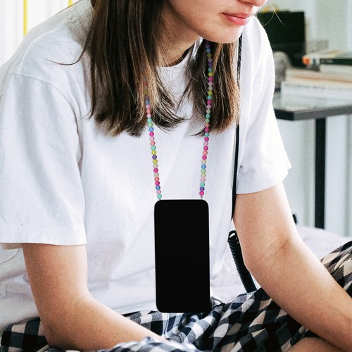 2 Pcs Colored Bead Chains Wrist Strap for Phone Cellphone Lanyard - Zdjęcie 7 z 11