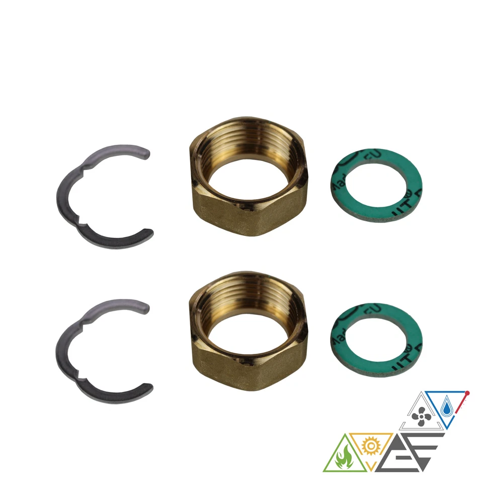 ENVIRON Anschluss Set 3/4" - 1" Edelstahlwellrohr DN16 & DN20 Verschraubung Sanitär