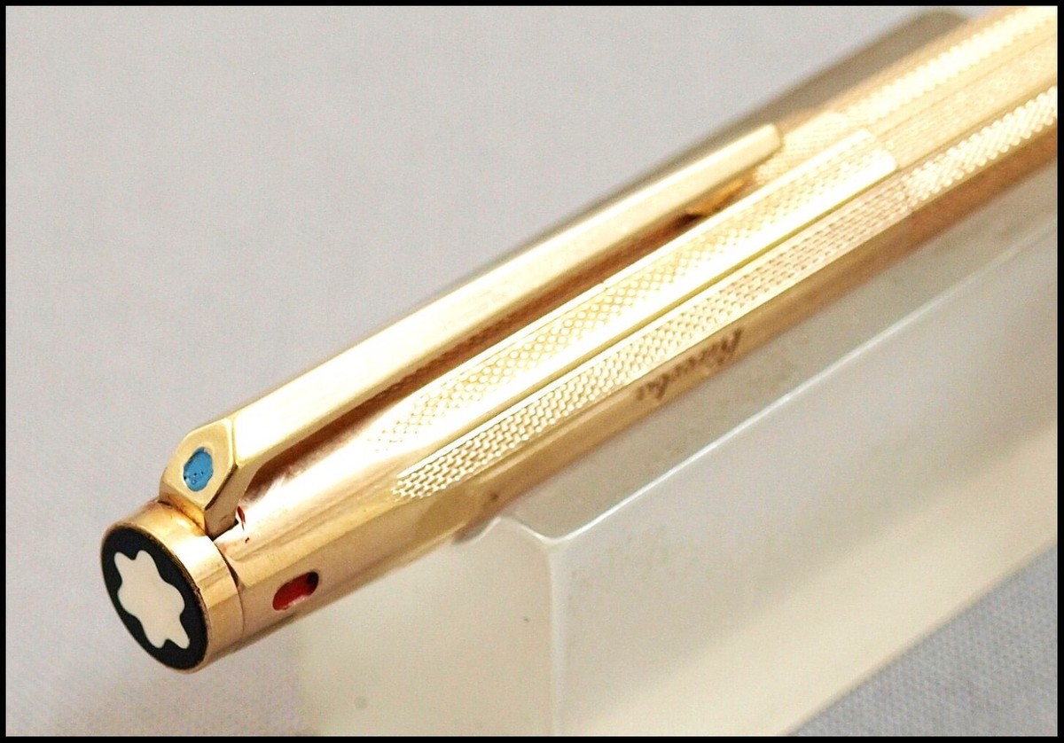 1960‘s Montblanc pix o mat No.105 ボールペン VINTAGE MONTBLANC No. 105 PIX - O - MAT GOLD PLATED FOUR COLOR