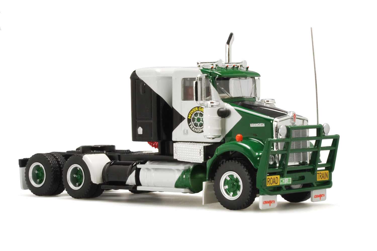 REPLICAS NTFS MACK FREIGHT ROAD TRAIN BLUE WHITE 1:64 TRAILER /& DOLLY TRUCK