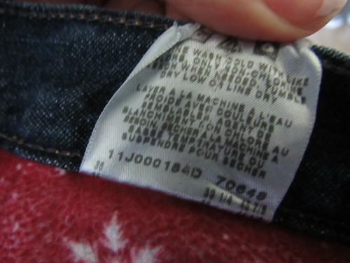 Cabela's CASUALS Denim Blue Jeans - Flannel Lined - Women's SZ 12 Reg 33" inseam - Picture 9 of 9