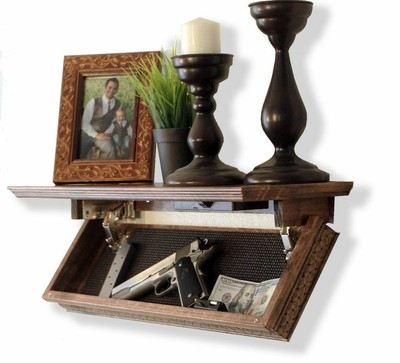 NEW Quick Shelf QuickSafes Hidden Compartment Shelf Safe RFID Quick Access 24/"