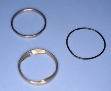 NOS NEW  RARE INSERTS SET- ELGIN 7775 CHEVRON - Direct Reading Jump Watch