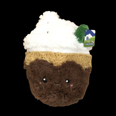 Squishable Mini Comfort Food Iced Coffee Plush 12'' Stuffed 2018 NWT