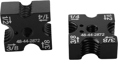 48-44-2872 1/4'', 3/8'', 1/2'' Cutting Die Set Fits for Milwaukee 2872-20, 2872-21