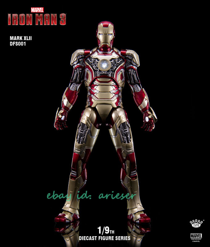 King Arts 1/9 DFS001 Alloy Movable Iron Man Mark 42 Alloy