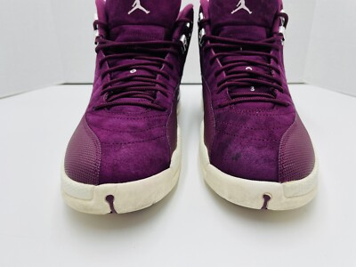 Air Jordan 12 Retro Bordeaux Size 10 Pre-Owned 130690-617 Purple White Jordan Air Jordan 12 Retro Bordeaux Metallic Silver Men main image 4