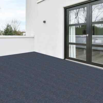 Fake Mat Interlocking Carpet Tiles , 12''x12'' Outdoor Flooring, 9 Pcs One Pack