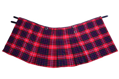 Highland 5 Yards Tartan Kilt schottische Freizeitkleidung Lederriemen Kilt für Herren - Bild 6 von 6
