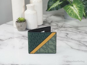 michael kors striped wallet