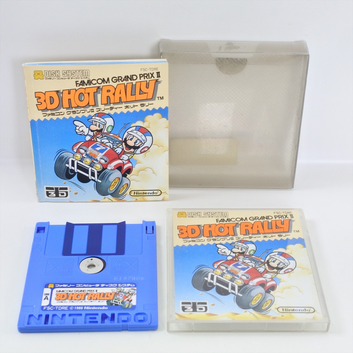 Famicom Disk 3D HOT RALLY MARIO Nintendo 0739 dk | eBay